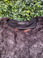 Marc Cain Dark Faux Fur Jacket