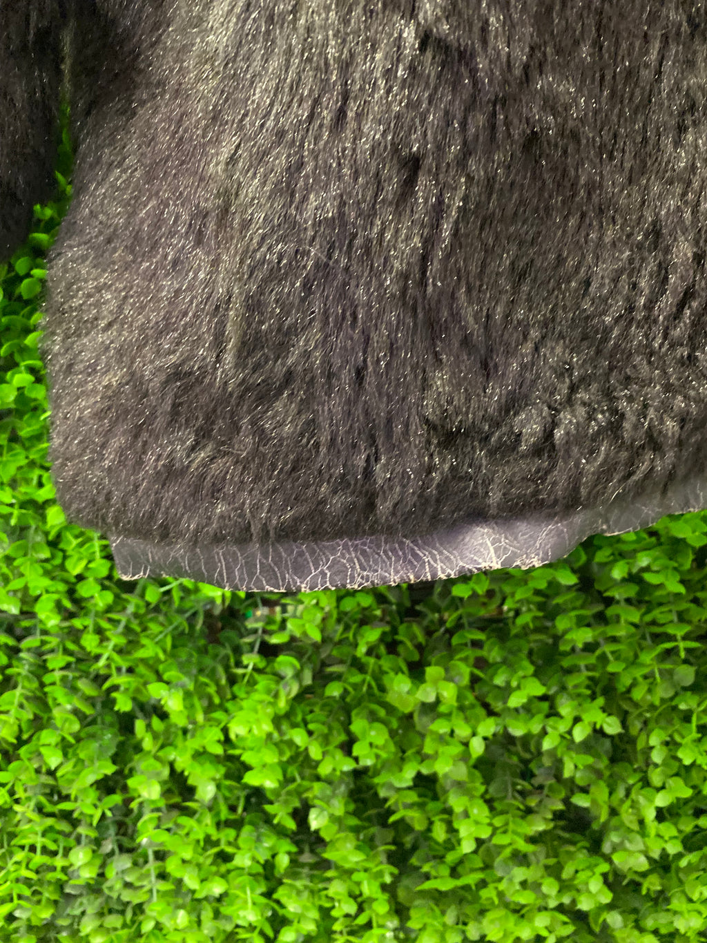 Vintage Dark Brown Faux Fur Jacket