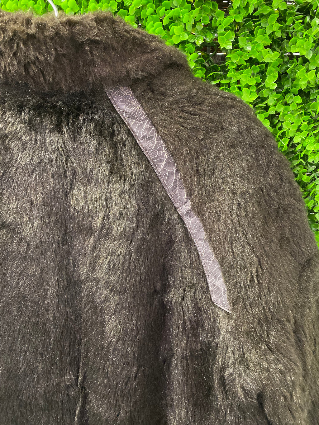 Vintage Dark Brown Faux Fur Jacket