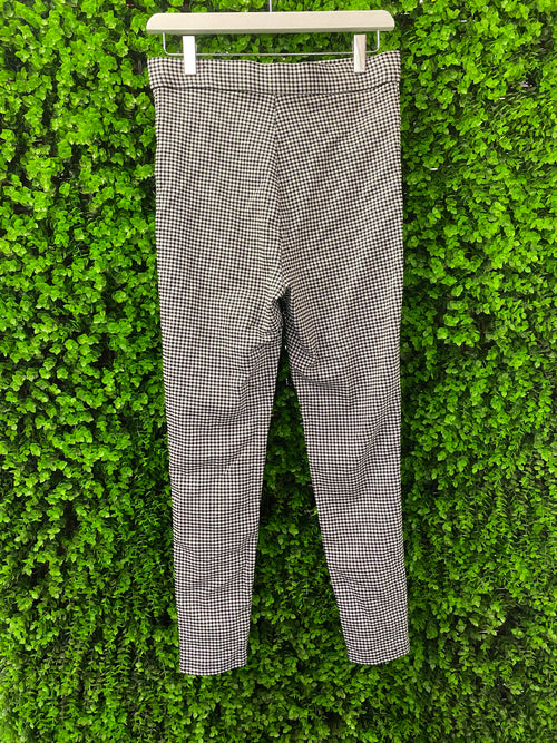 Zara FARO Black & White Houndstooth Skinny Pants