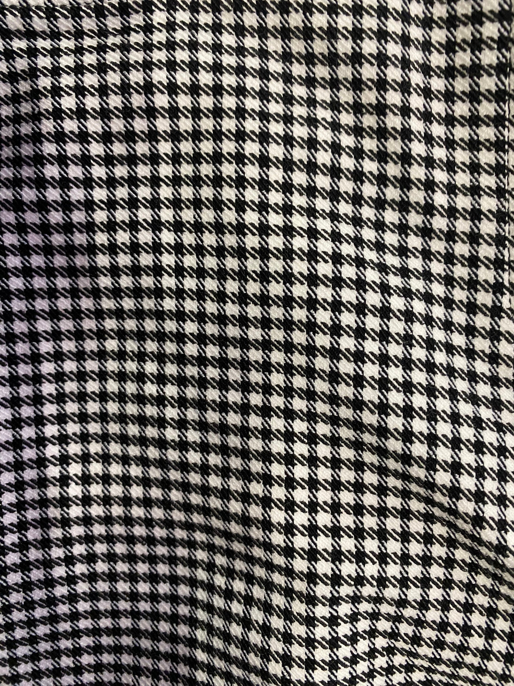 Zara FARO Black & White Houndstooth Skinny Pants