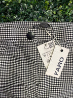 Zara FARO Black & White Houndstooth Skinny Pants