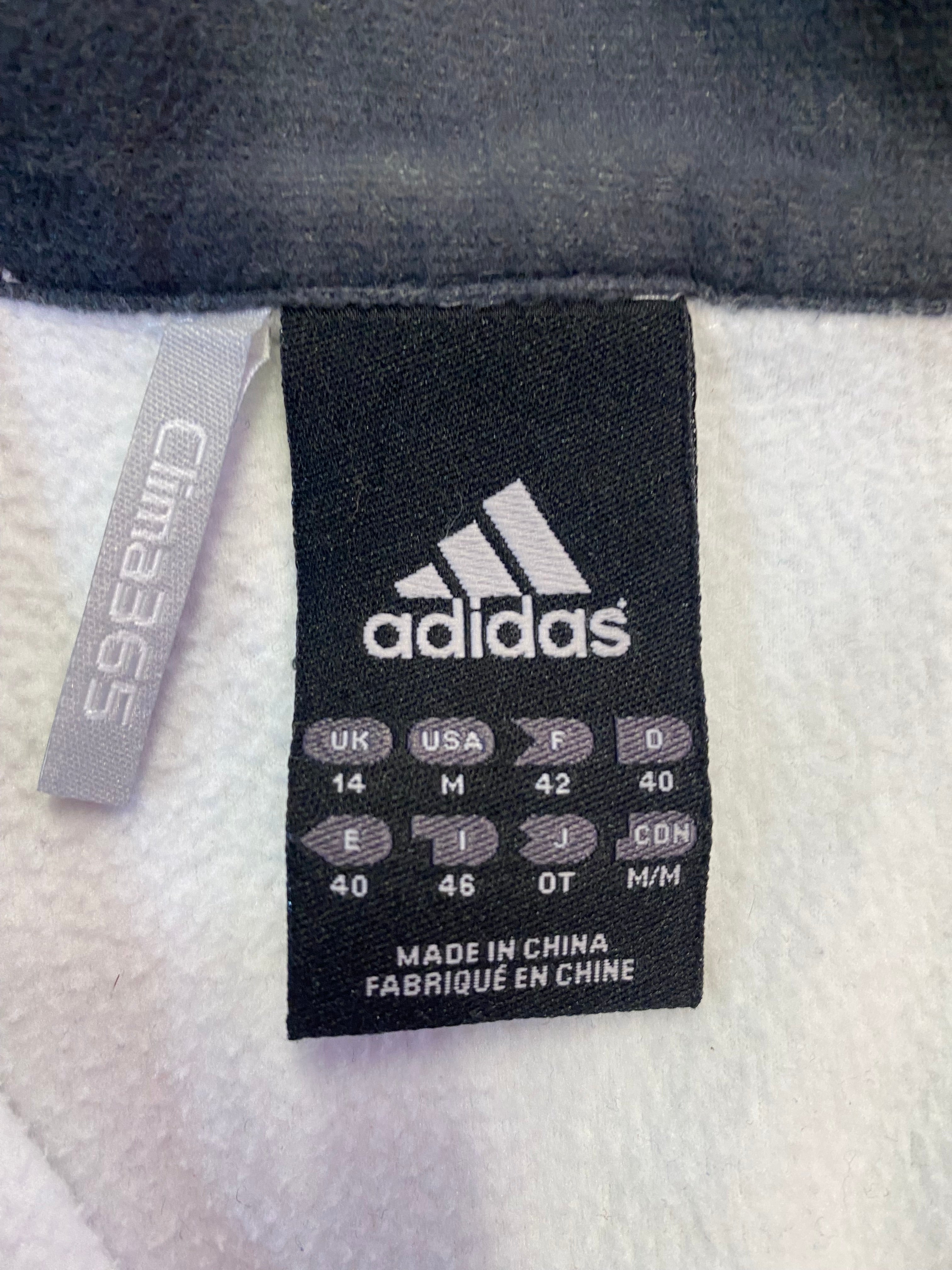 Adidas Clima365 White Fleece Zip Jacket