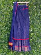 Navy Sheer Embroidered Skirt Set — 02_back