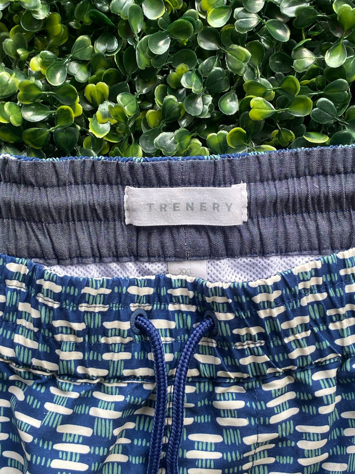 Trenery Navy Dash-Print Swim Shorts — 04_size