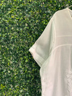 Queenspark White Lace-Hem Blouse — 03_detail_sleeve