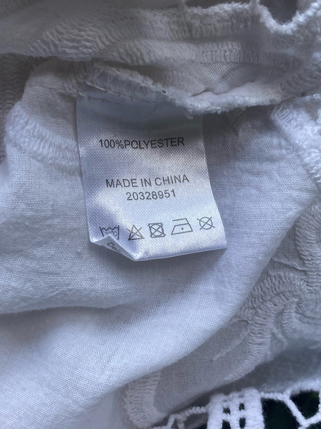 Queenspark White Lace-Hem Blouse — 06_fabric