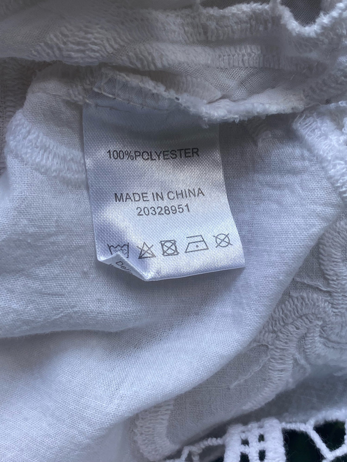 Queenspark White Lace-Hem Blouse — 06_fabric