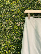 Chiffons London Mint Linen Skirt — 05-waist