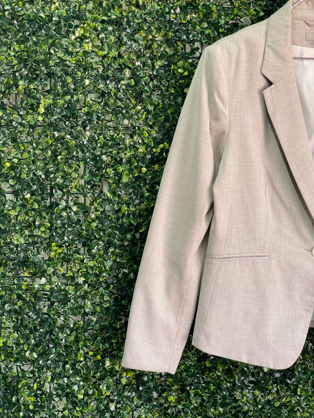 H&M Blush Textured Blazer — 03-side