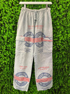 Snowflake Print Cargo Pants