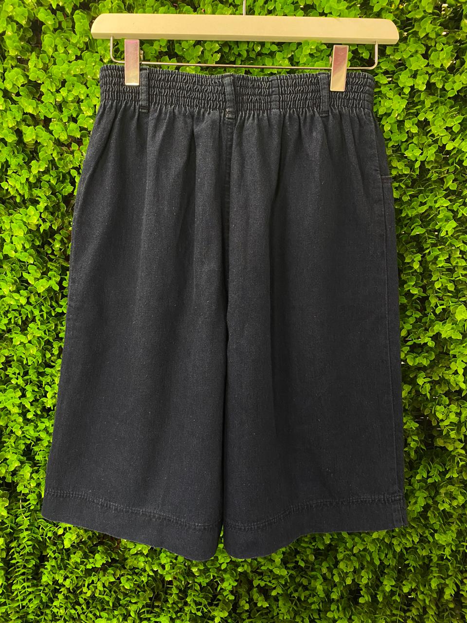 Vintage Woolworths Navy Denim Culotte Shorts