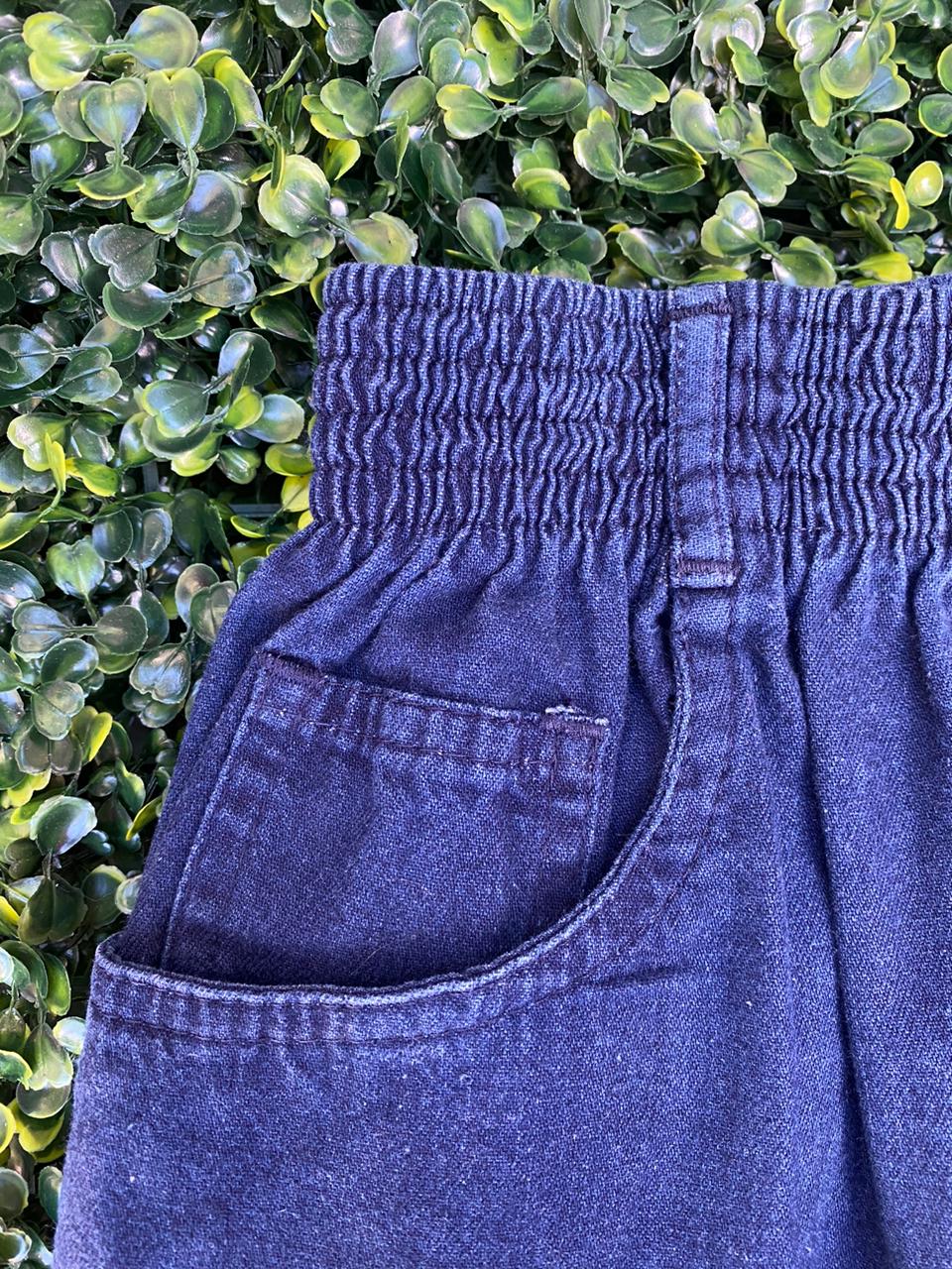 Vintage Woolworths Navy Denim Culotte Shorts