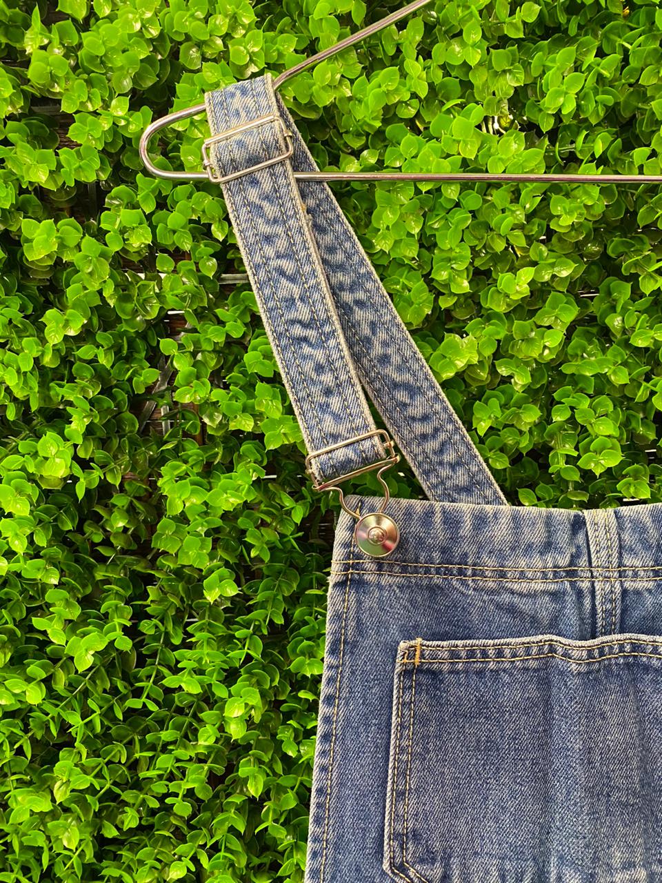 Denim Pinafore Dress