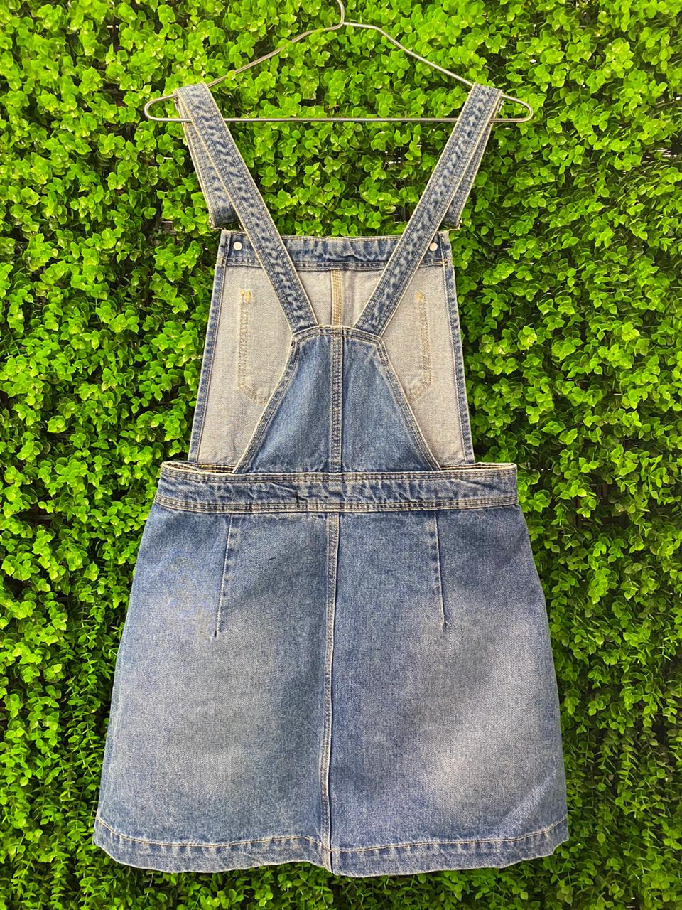 Denim Pinafore Dress