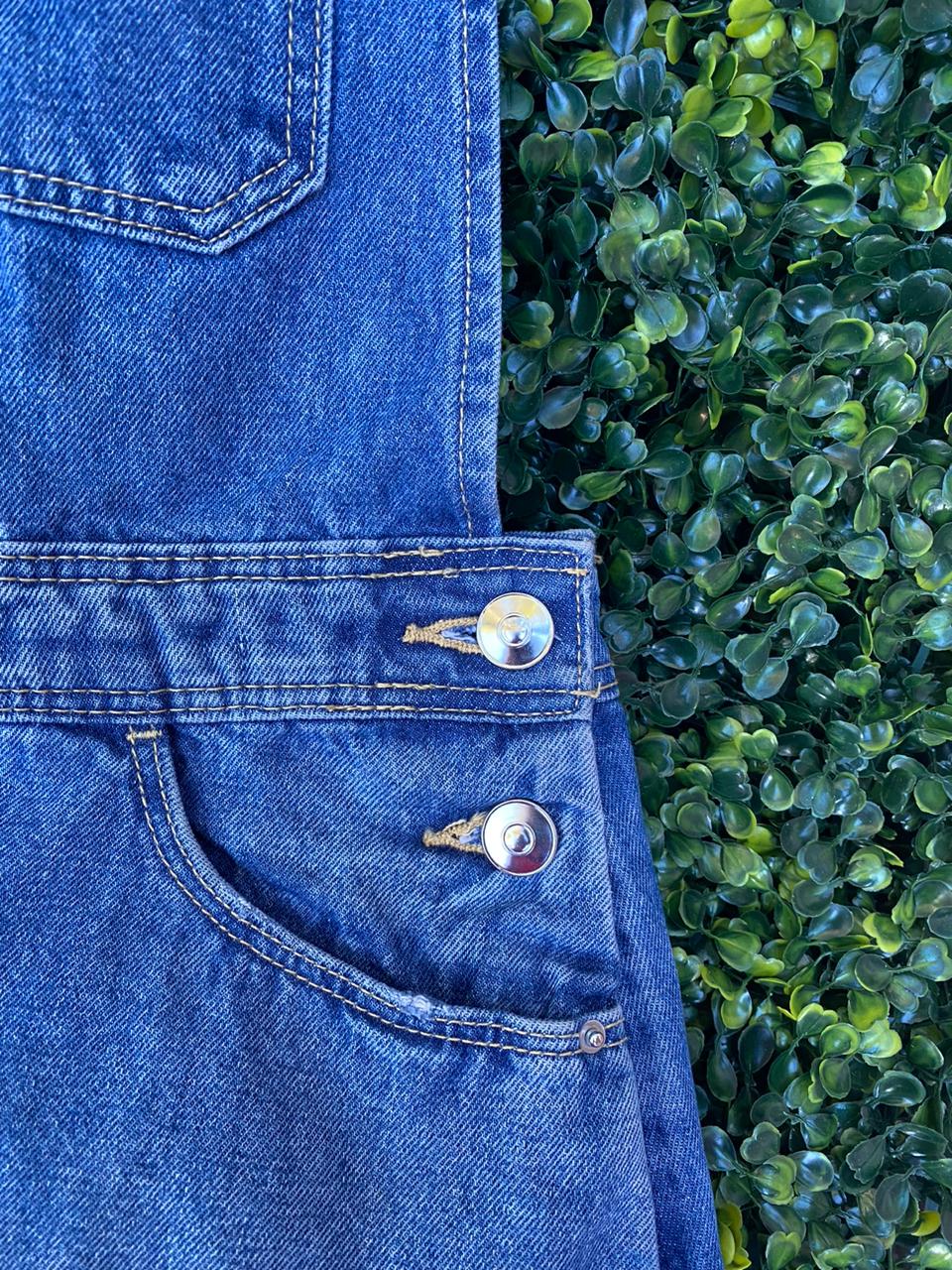 Denim Pinafore Dress