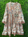 Boho Paisley Tiered Dress