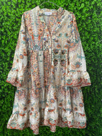 Boho Paisley Tiered Dress