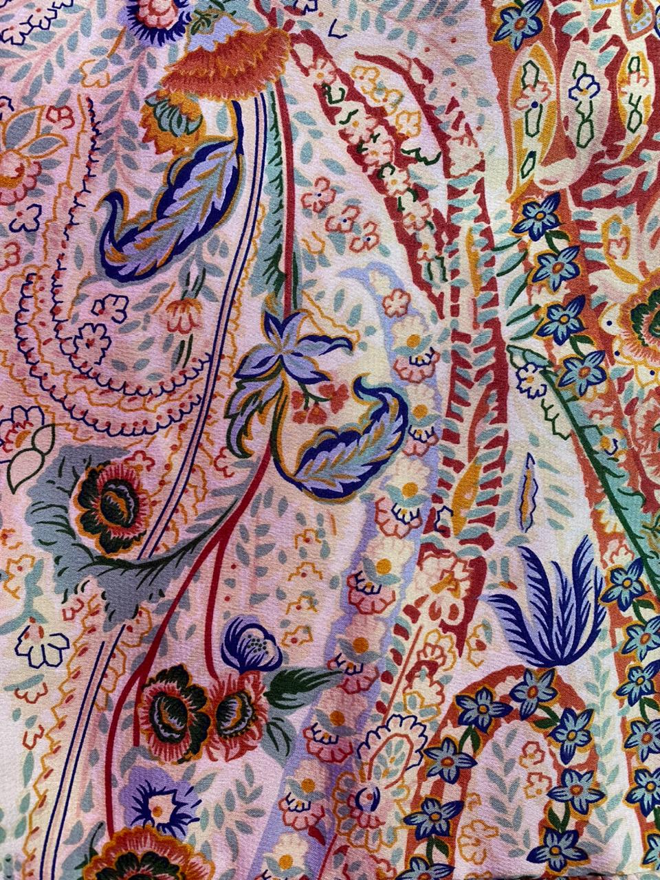 Boho Paisley Tiered Dress
