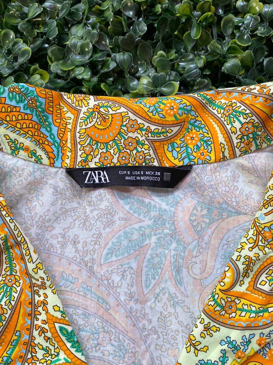 Zara Paisley Print Two-Piece Set