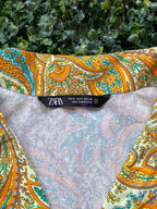 Zara Paisley Print Two-Piece Set