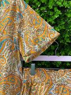 Zara Paisley Print Two-Piece Set