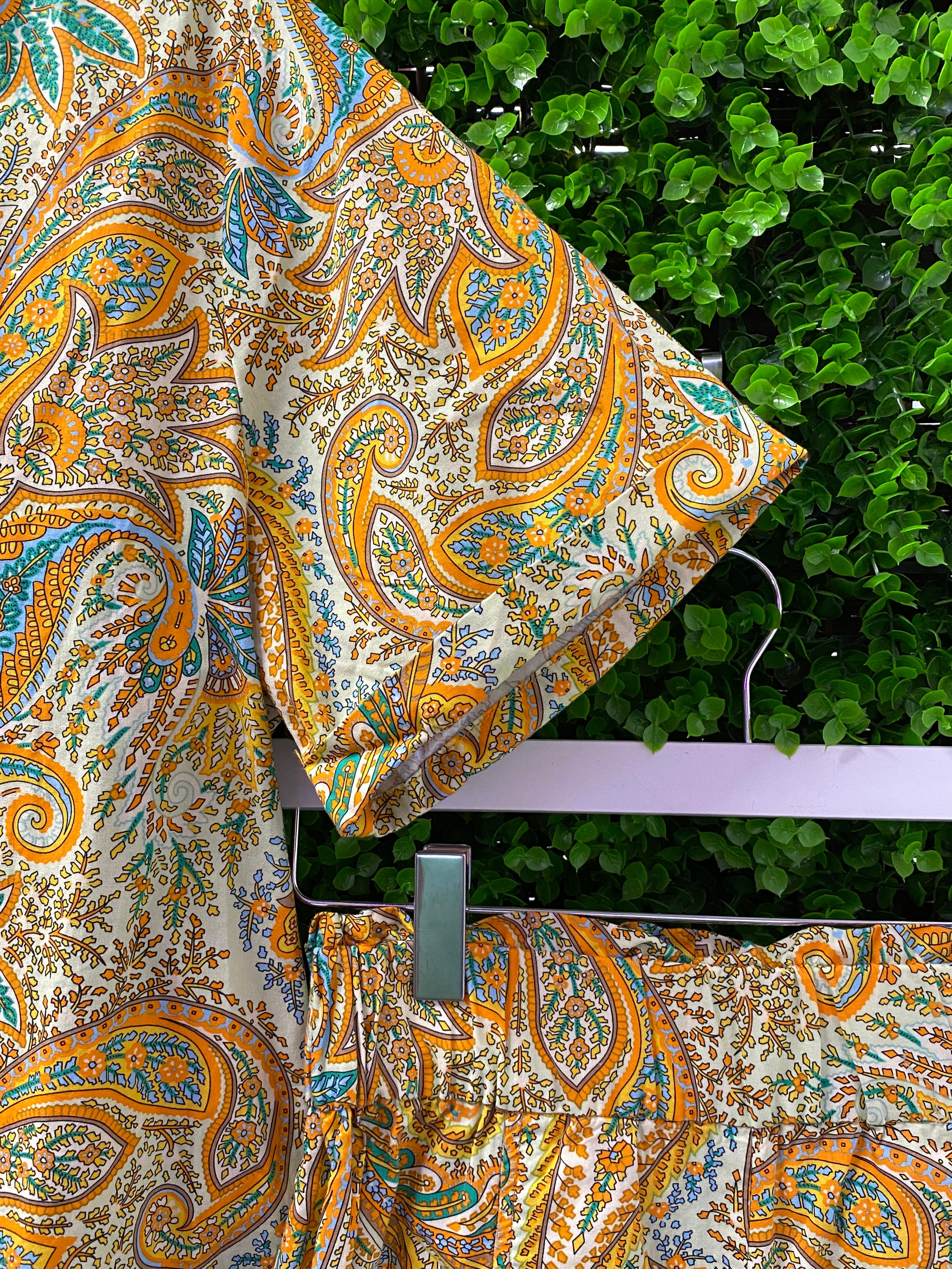 Zara Paisley Print Two-Piece Set