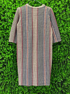 Zara Striped Knit Midi Dress