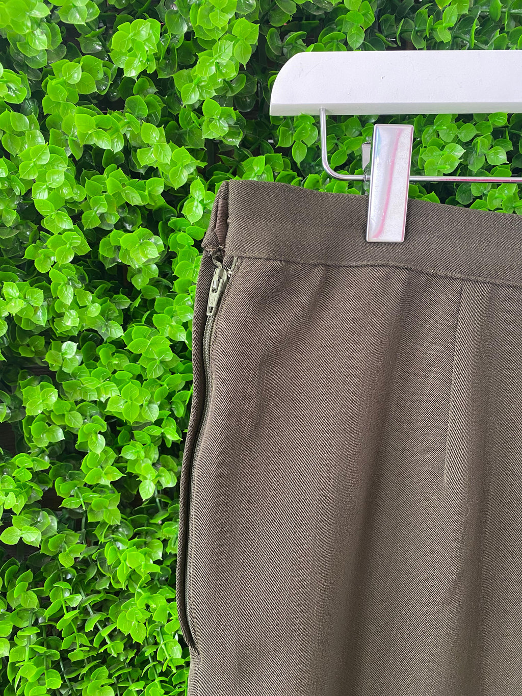 Vintage Marks & Spencer Charcoal Olive Stirrup Trousers