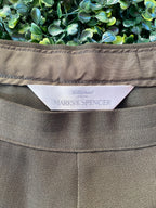 Vintage Marks & Spencer Charcoal Olive Stirrup Trousers