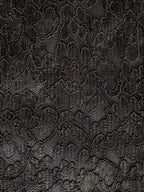 Black Lace Sleeveless Midi Dress