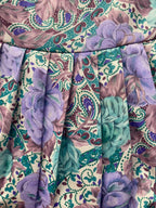 Vintage Nuvelle by Rosecraft Floral Two-Piece Skirt Set