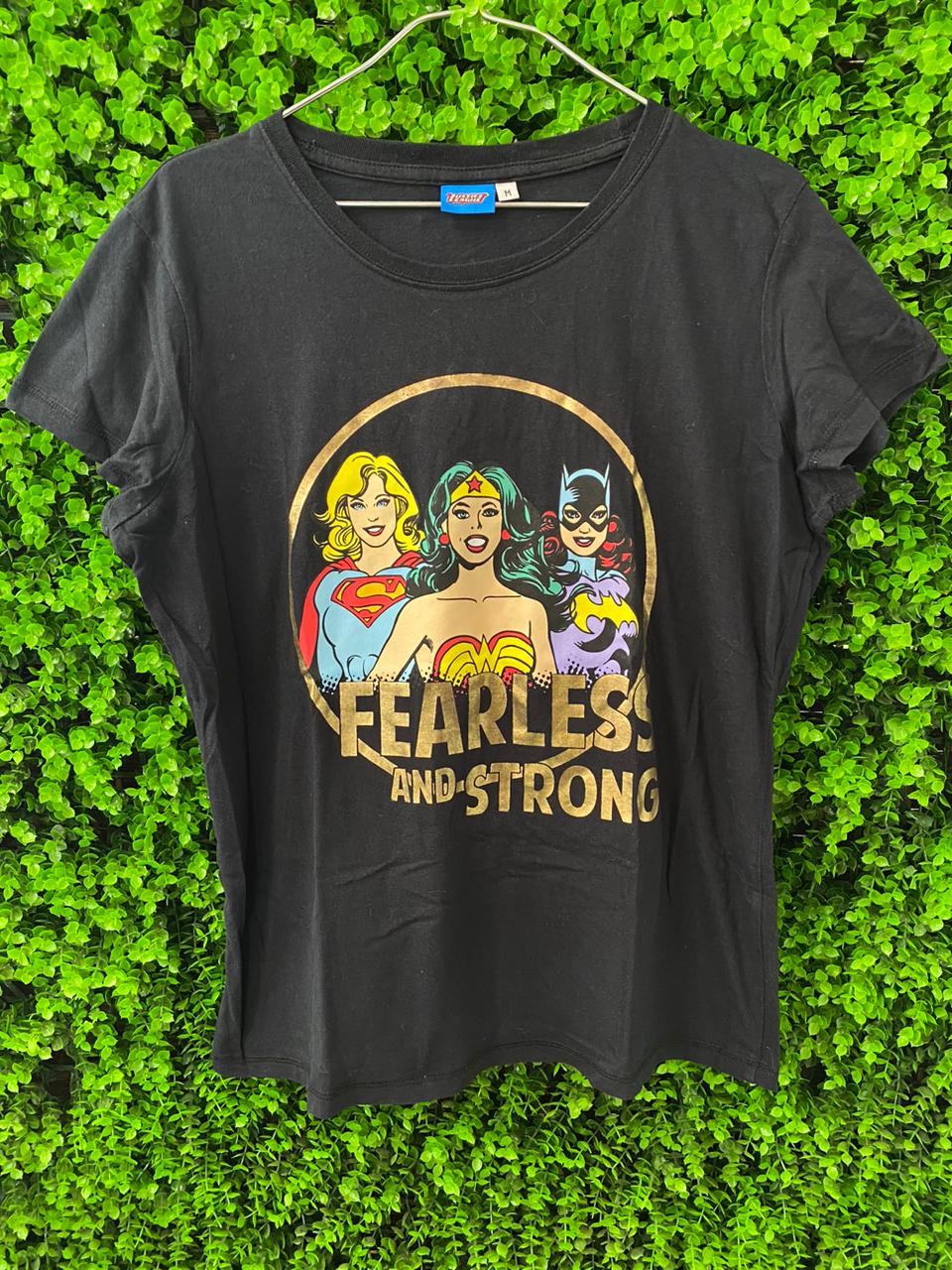 Black DC Superhero Graphic T-Shirt