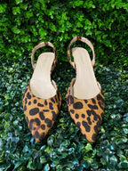 Superbalist Leopard Print Slingback Flats
