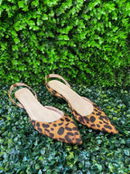 Superbalist Leopard Print Slingback Flats