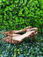 Superbalist Leopard Print Slingback Flats