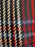 H&M Multicoloured Plaid Wool-Blend Longline Coat
