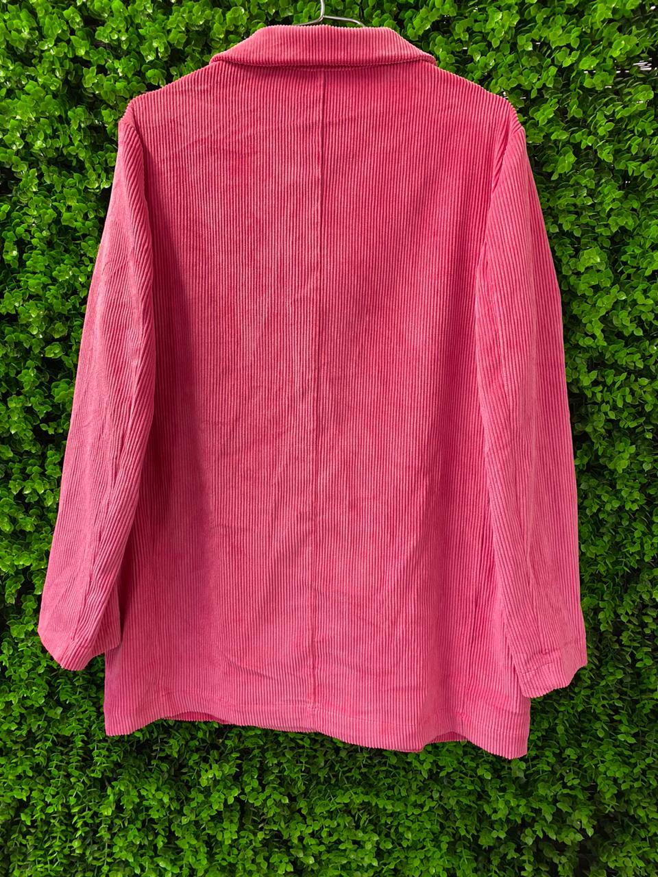 Mathilda J Pink Corduroy Blazer