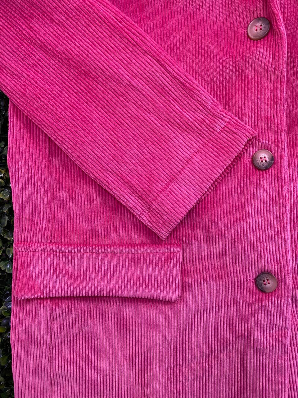 Mathilda J Pink Corduroy Blazer