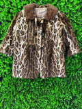 Vintage Dietzold Leopard-Print Fur Coat