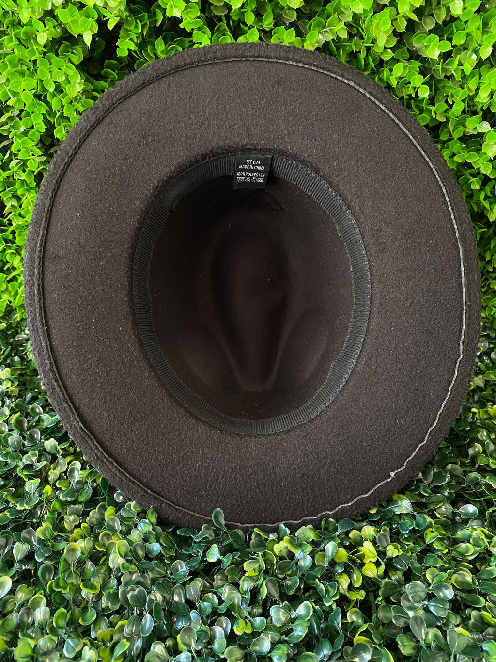 Bronze Crystal-Embellished Wide-Brim Fedora