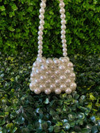 Tiny Pearl Beaded Mini Bag