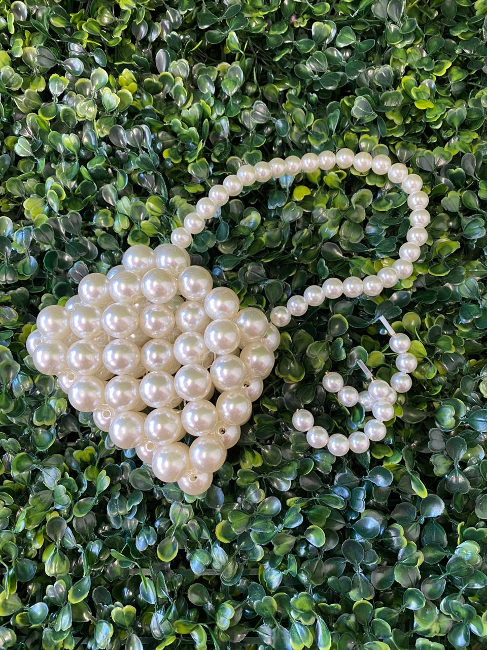 Tiny Pearl Beaded Mini Bag