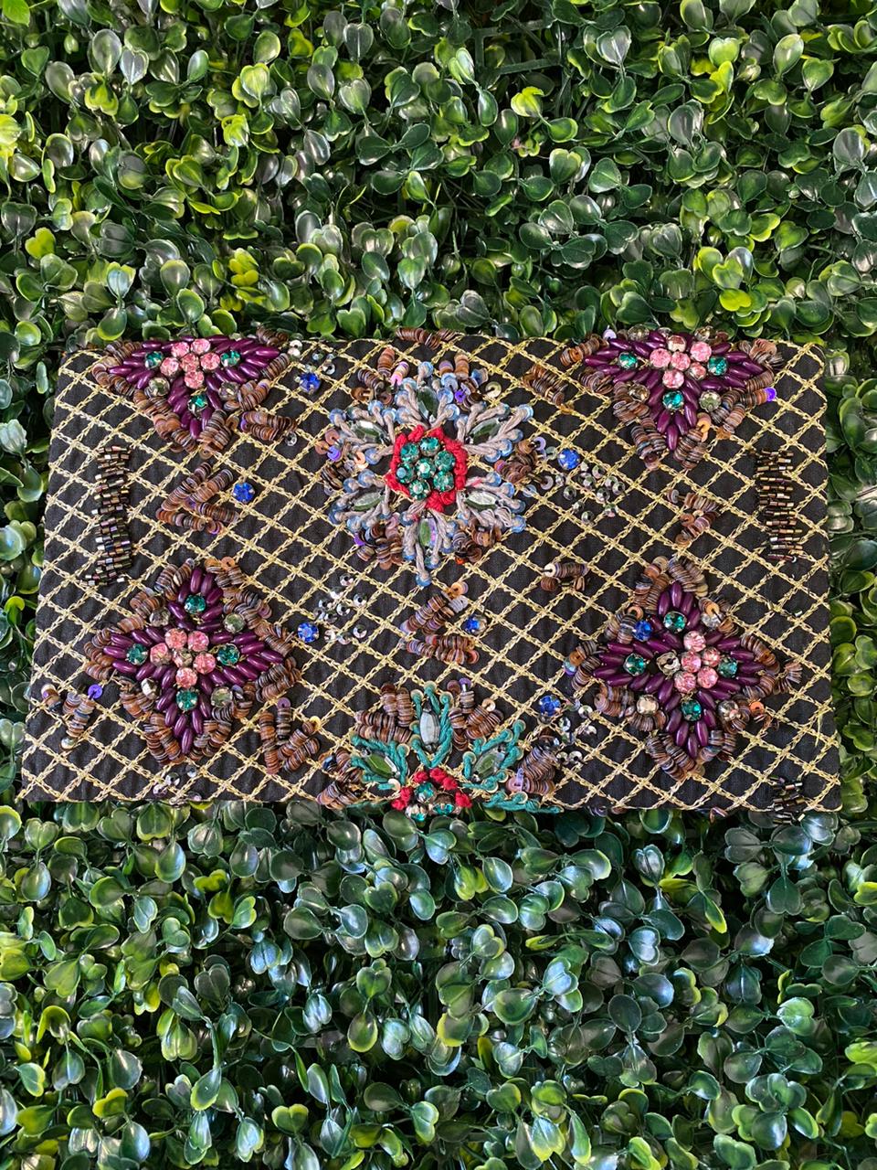 Zara Embellished Envelope Bag