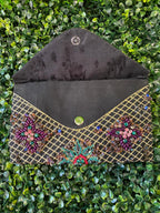 Zara Embellished Envelope Bag