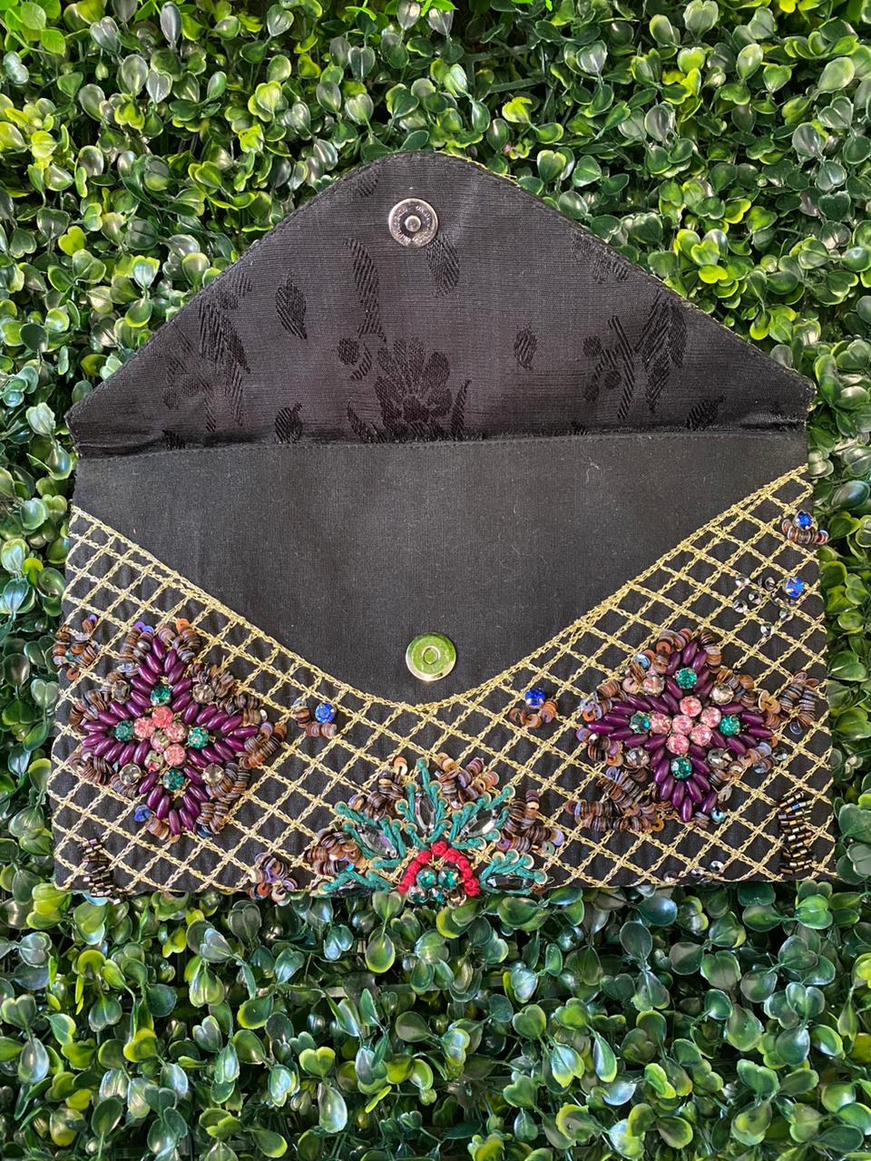Zara Embellished Envelope Bag