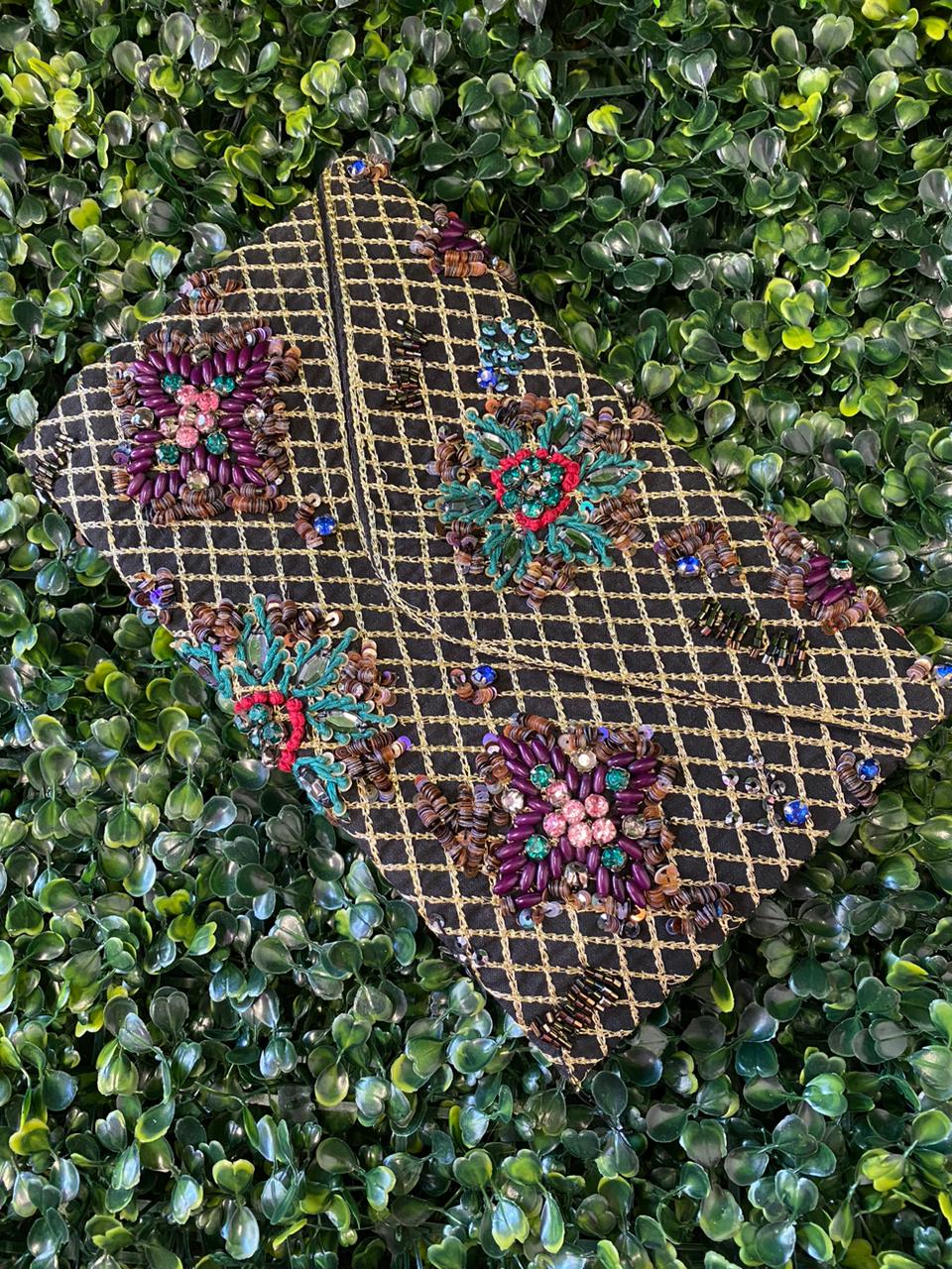 Zara Embellished Envelope Bag