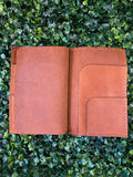 Caramel Leather-Look Wallet Purse