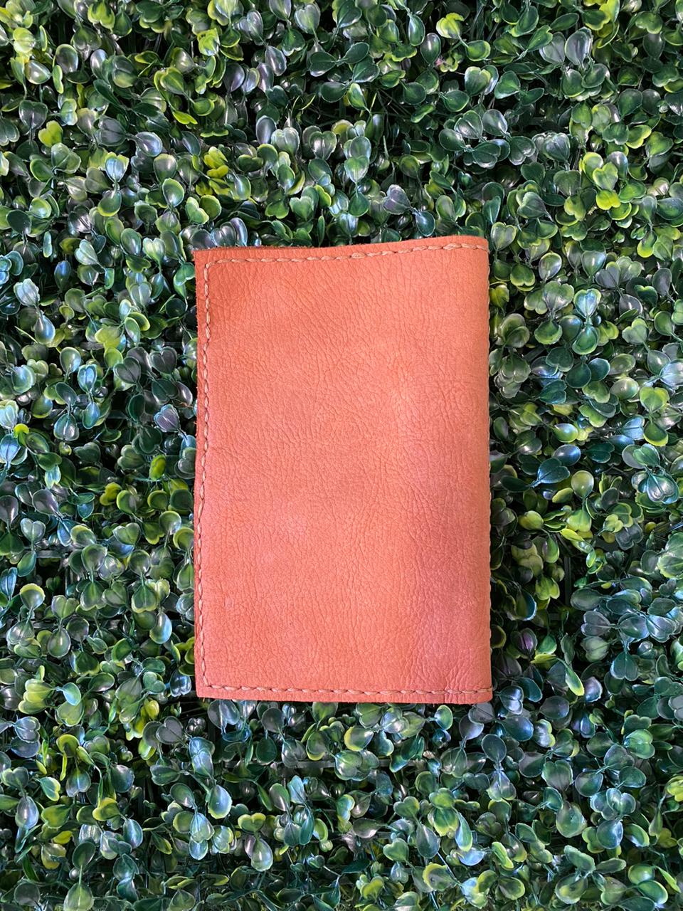 Caramel Leather-Look Wallet Purse