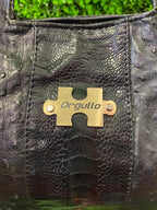 Orgullo Black Textured Shoulder Bag